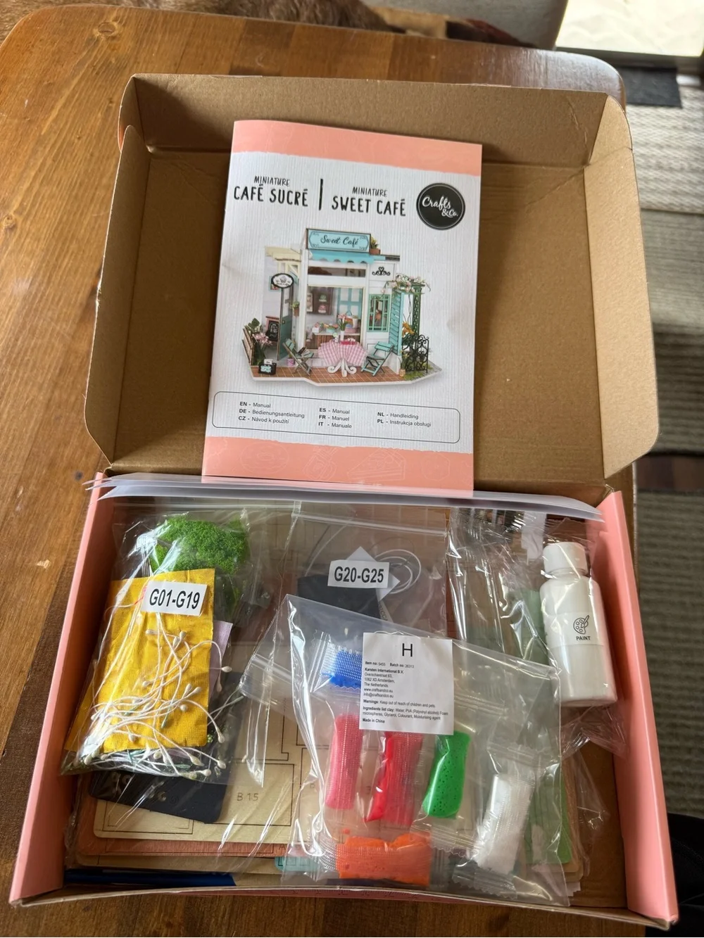Miniature Sweet Café DIY Kit
